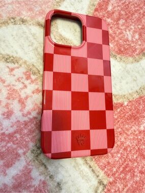 Velvet Caviar Red/pink iPhone 16 pro max case